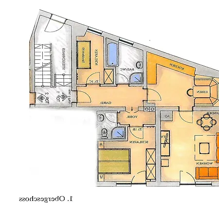 In Wald In Pinzgau With Balcony And View Appartement